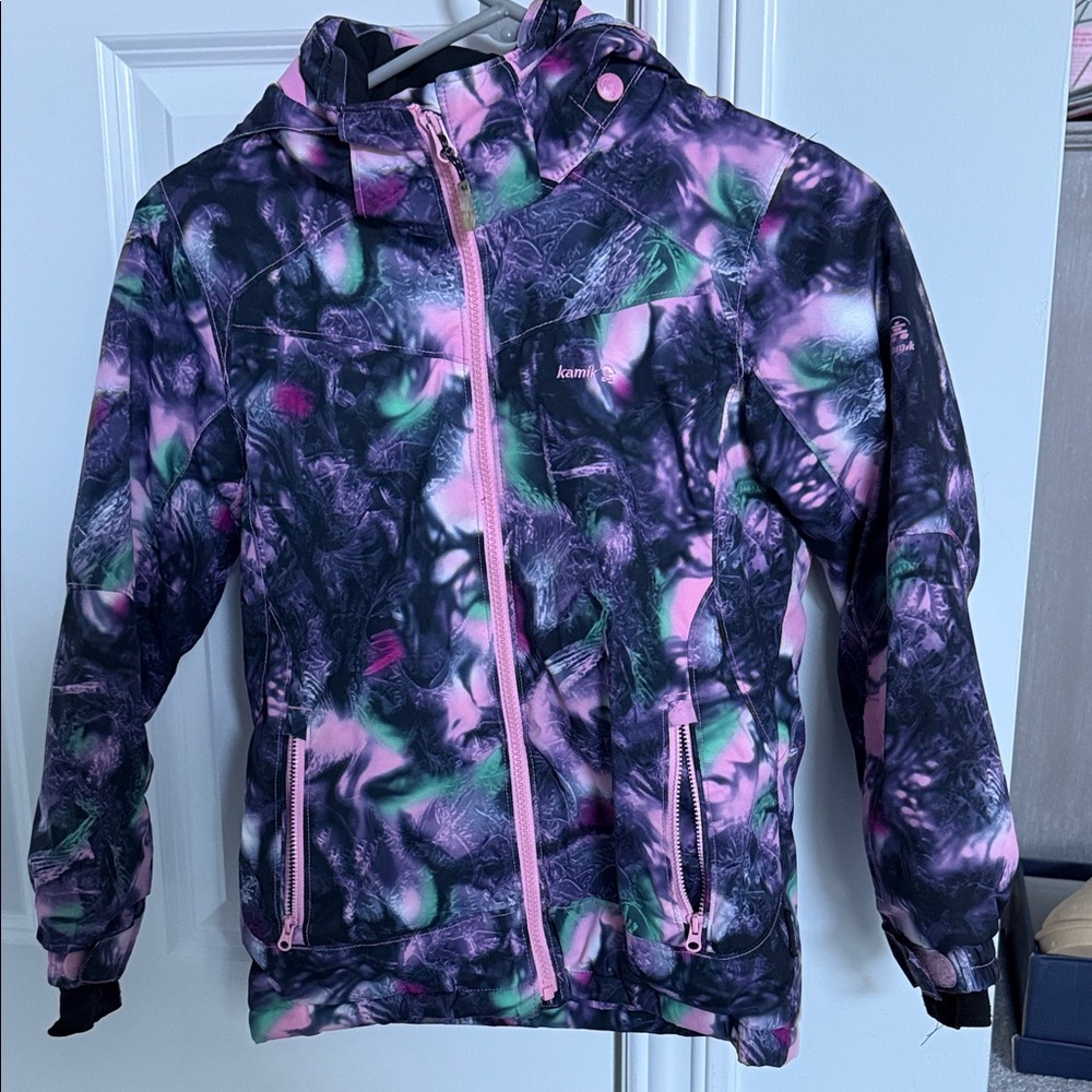 Kids' Kamik Pink and Black Jacket